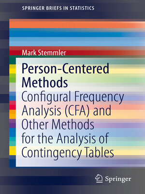 cover image of Person-Centered Methods